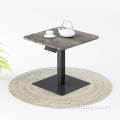 Modern Design Height Adjustable Lifting Wooden Electric Dining Coffee Table